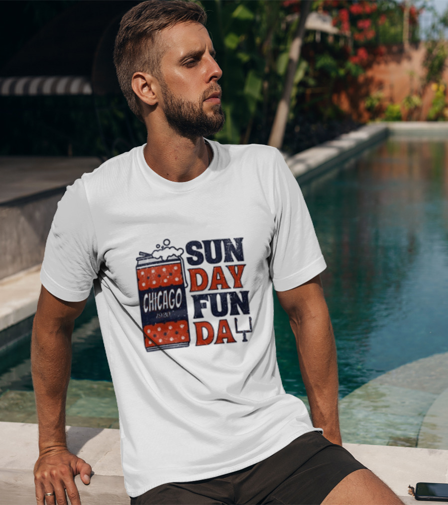 Chicago Sunday Fun Day 1923 Football Can T-Shirt