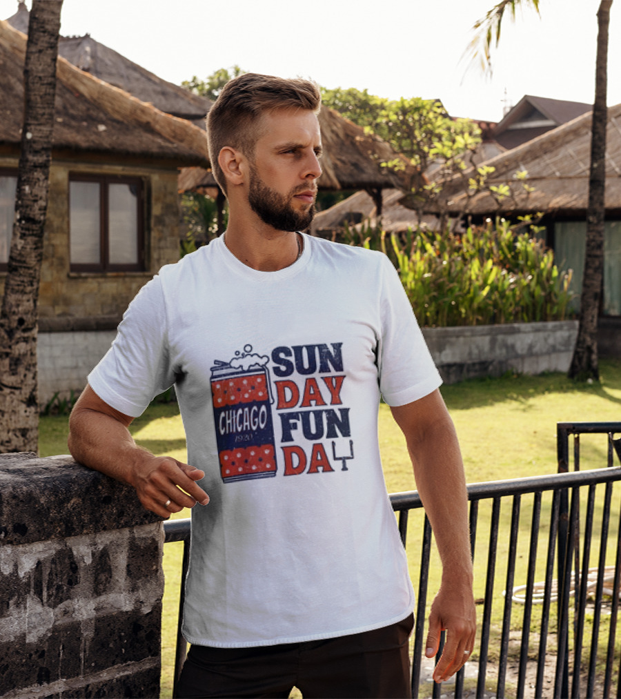 Chicago Sunday Fun Day 1923 Football Can T-Shirt