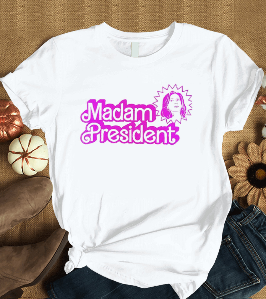 Madam President Kamala Harris Barbie T-Shirt