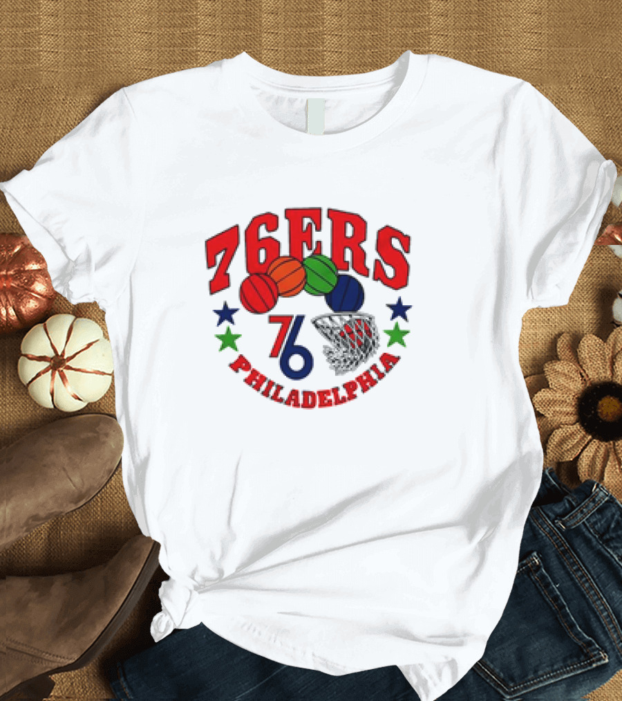 Philadelphia 76ERS 76 Basketball Stars City Edition T-Shirt