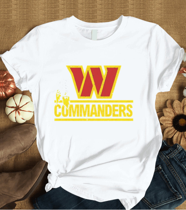 T-Shirt: Coach Dan Quinn Commanders Feather W T-Shirt Coach Dan Quinn Commanders Feather W T-Shirt
