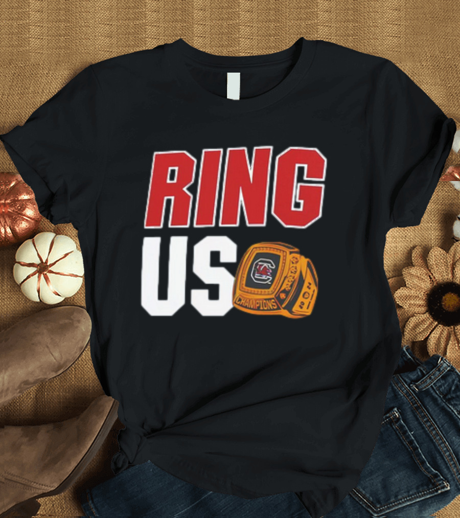 RING US South Carolina Gamecocks Women’s Basketball Champions T-Shirt