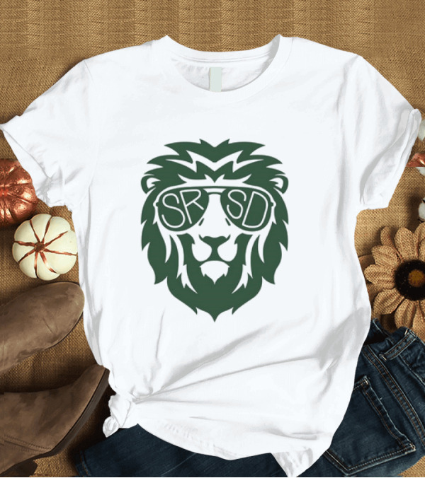 T-Shirt: SRSD St. Rita Lion Mascot in Sunglasses T-Shirt SRSD St. Rita Lion Mascot in Sunglasses T-Shirt