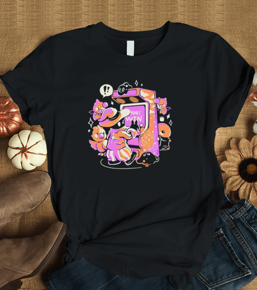 Arcade Adventure With Vivi and Friends Victory T-Shirt