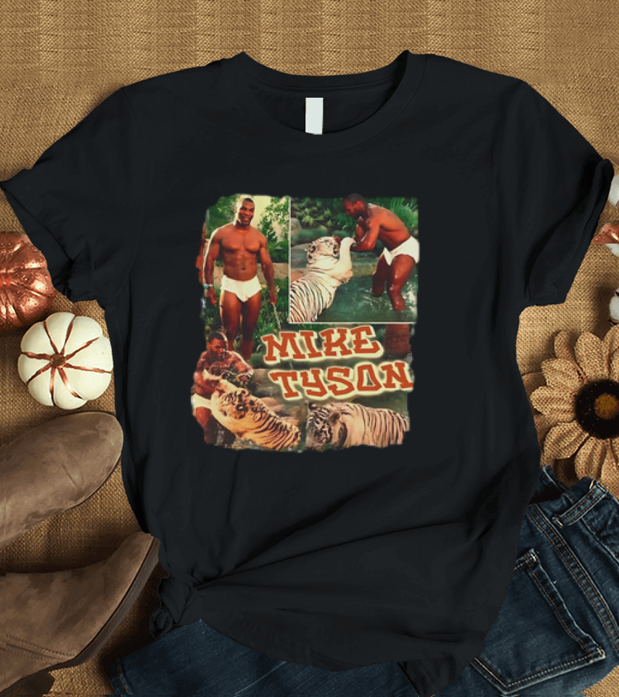 Mike Tyson Tiger Vintage Boxing Moments T-Shirt