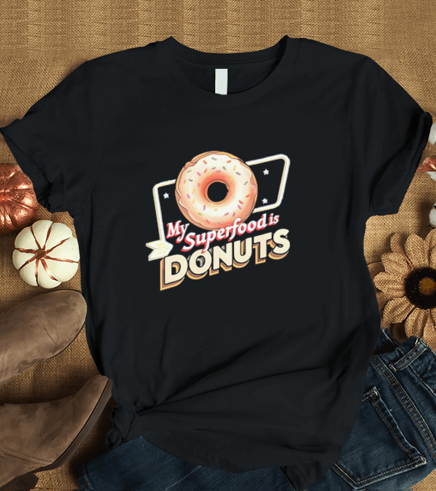 My Superfood Is Donuts Vintage T-Shirt