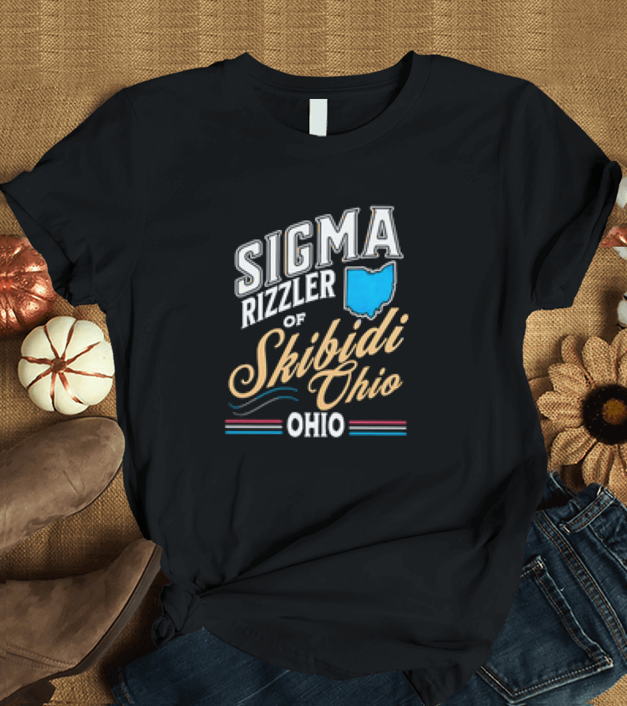 Sigma Rizzler Skibidi Ohio Map T-Shirt