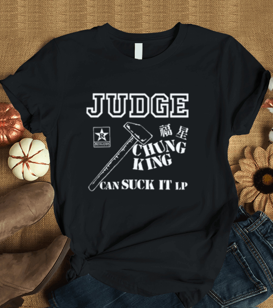 Revhq Judge Chung King Can Suck It LP Revelation Records Hammer T-Shirt