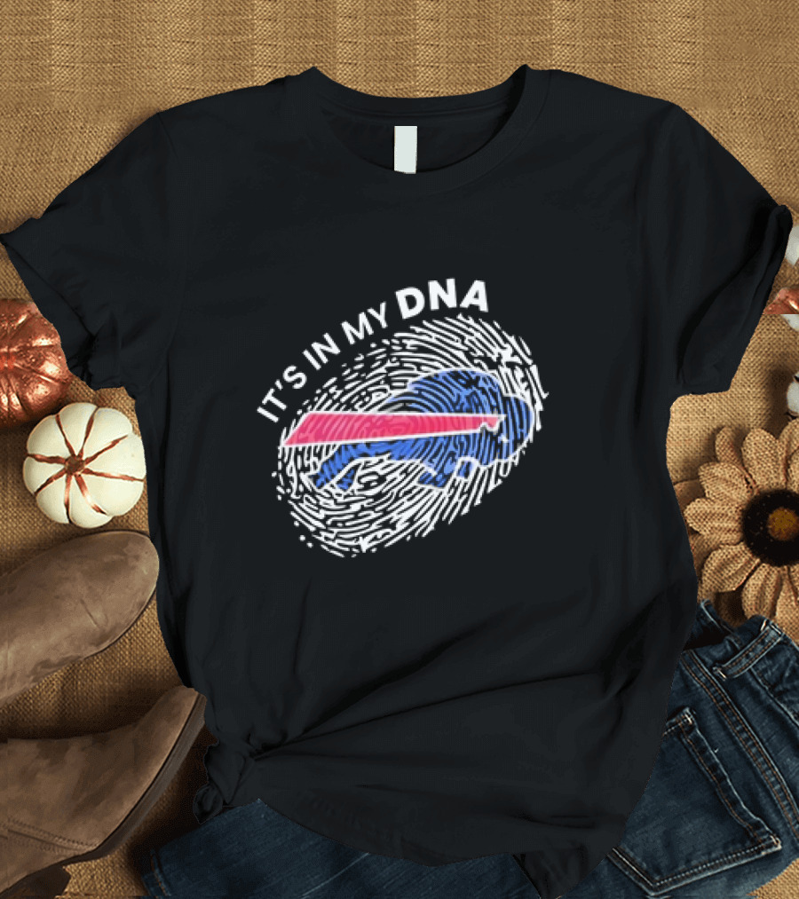 Buffalo Bills It's in My DNA Fingerprint T-Shirt