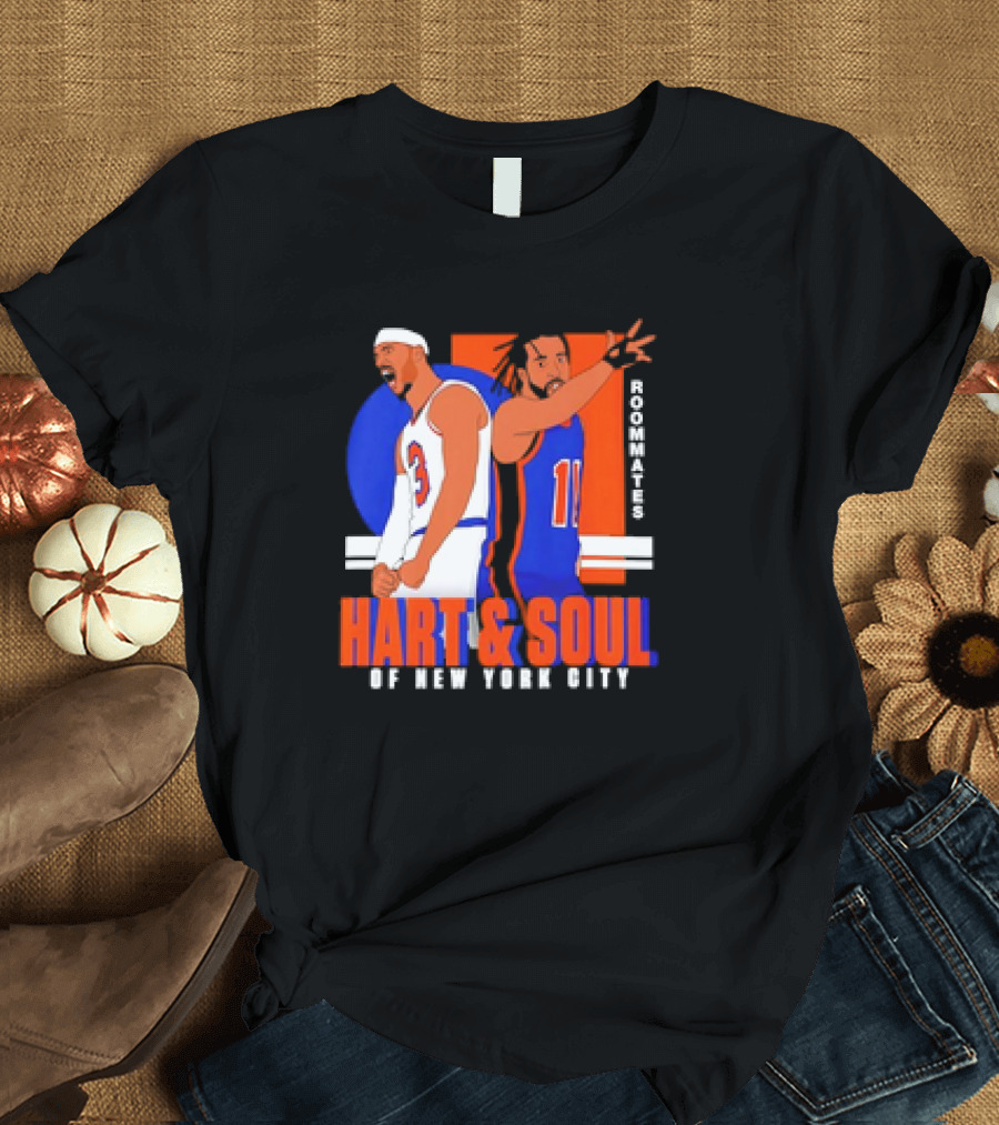 Hart and Soul Dynamic Roommates of New York City Basketball T-Shirt