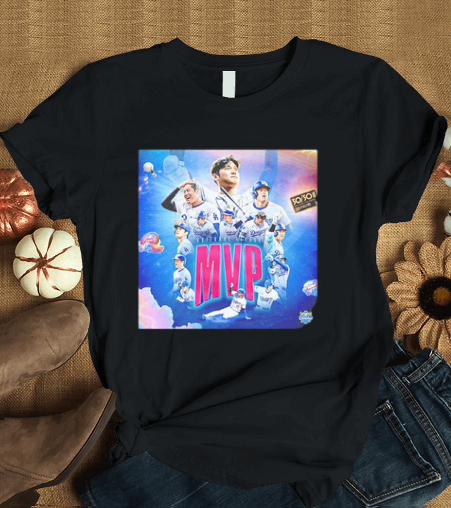 Shohei Ohtani MVP Baseball Stars 50/50 Club T-Shirt