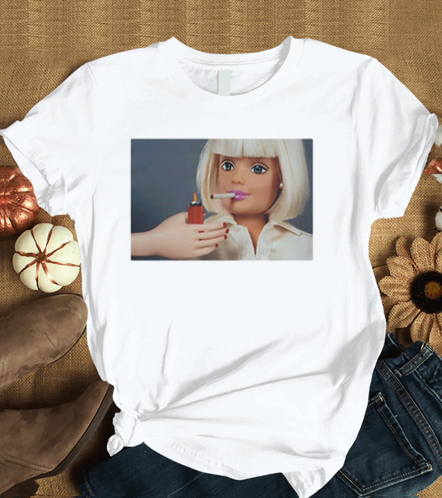 Barbie Smoking Cigarettes Doll with Lighter T-Shirt