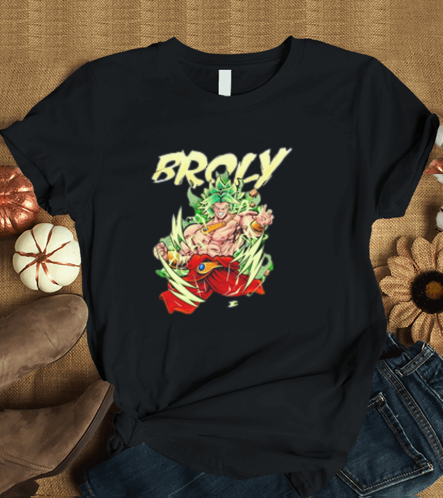 Broly Legendary Warrior Anime Super Saiyan Power Display T-Shirt
