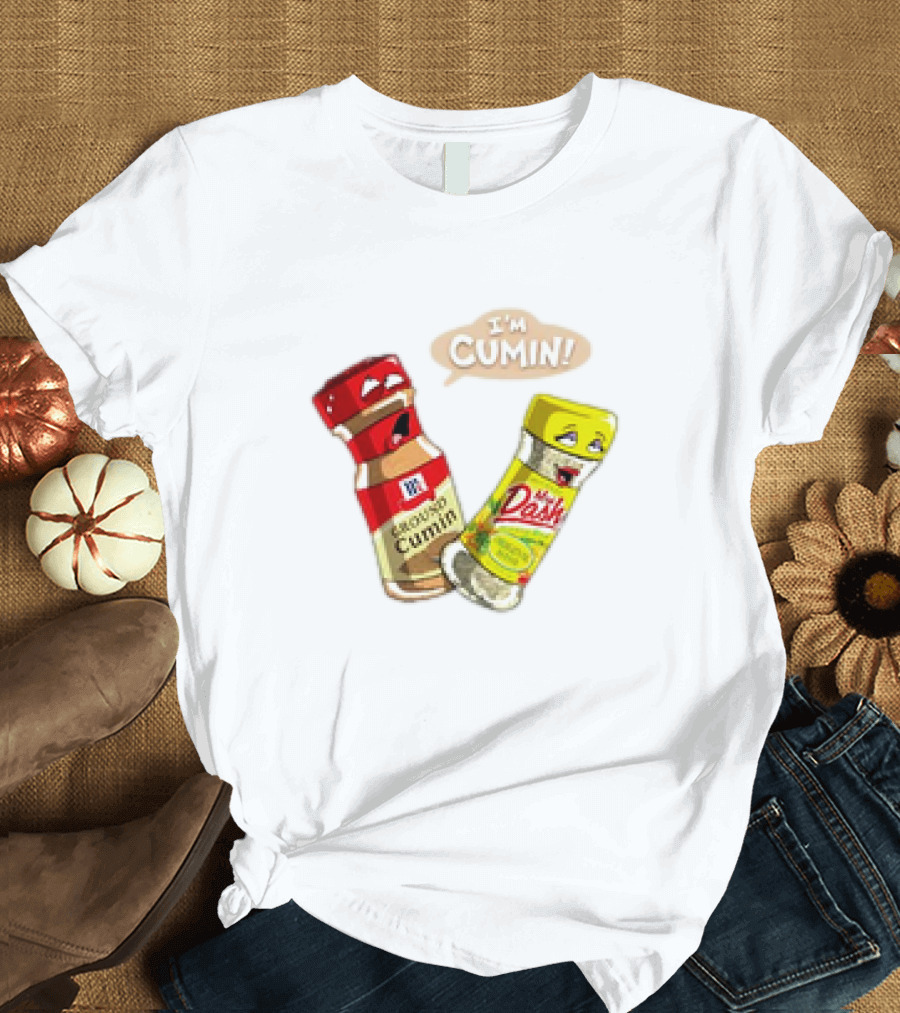 I'm Cumin Cartoon Meme Spice Bottles T-Shirt