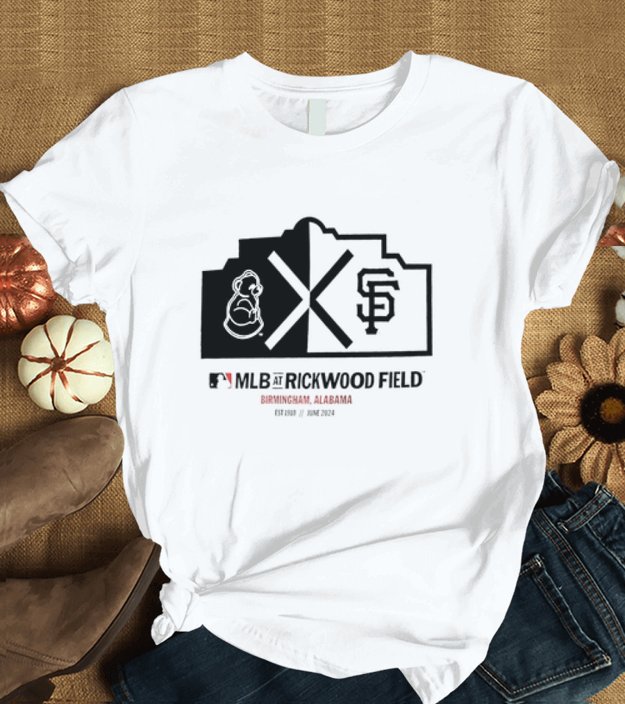 San Francisco Giants 2024 MLB at Rickwood Field Birmingham Alabama June T-Shirt