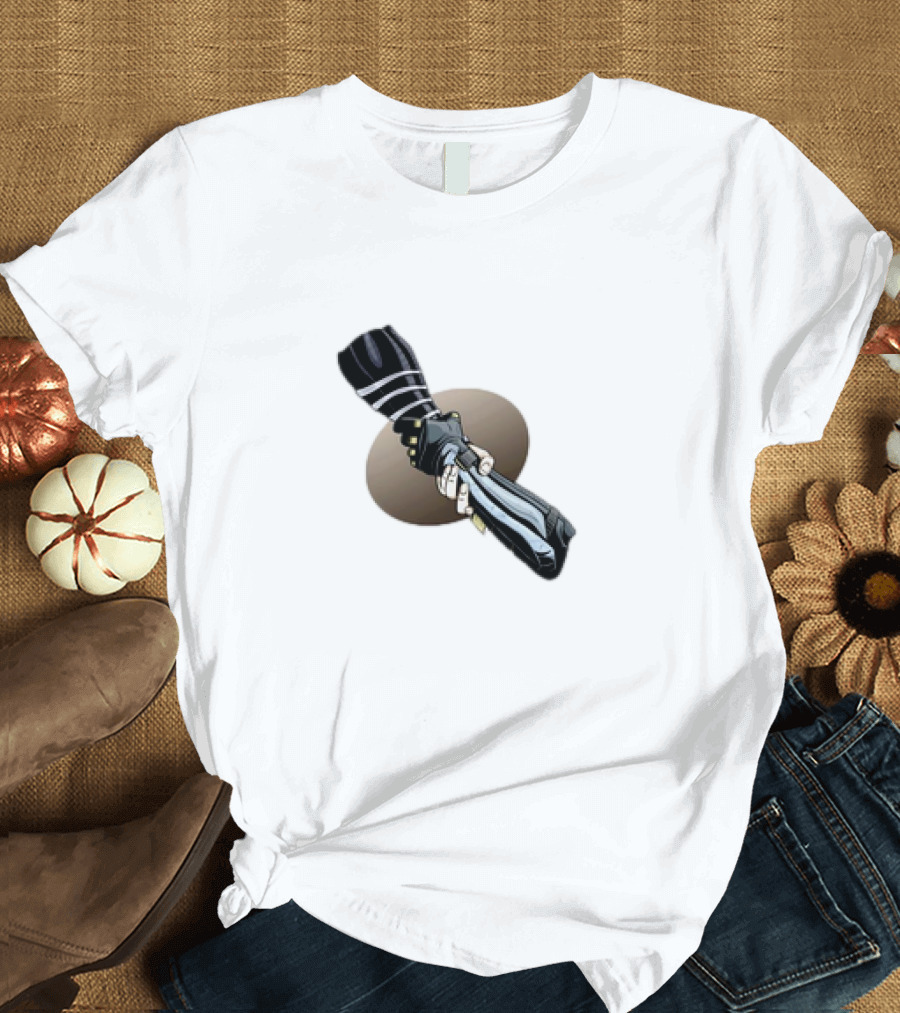 Winter Soldier and Falcon Shaking Hands Partnership Marvel T-Shirt