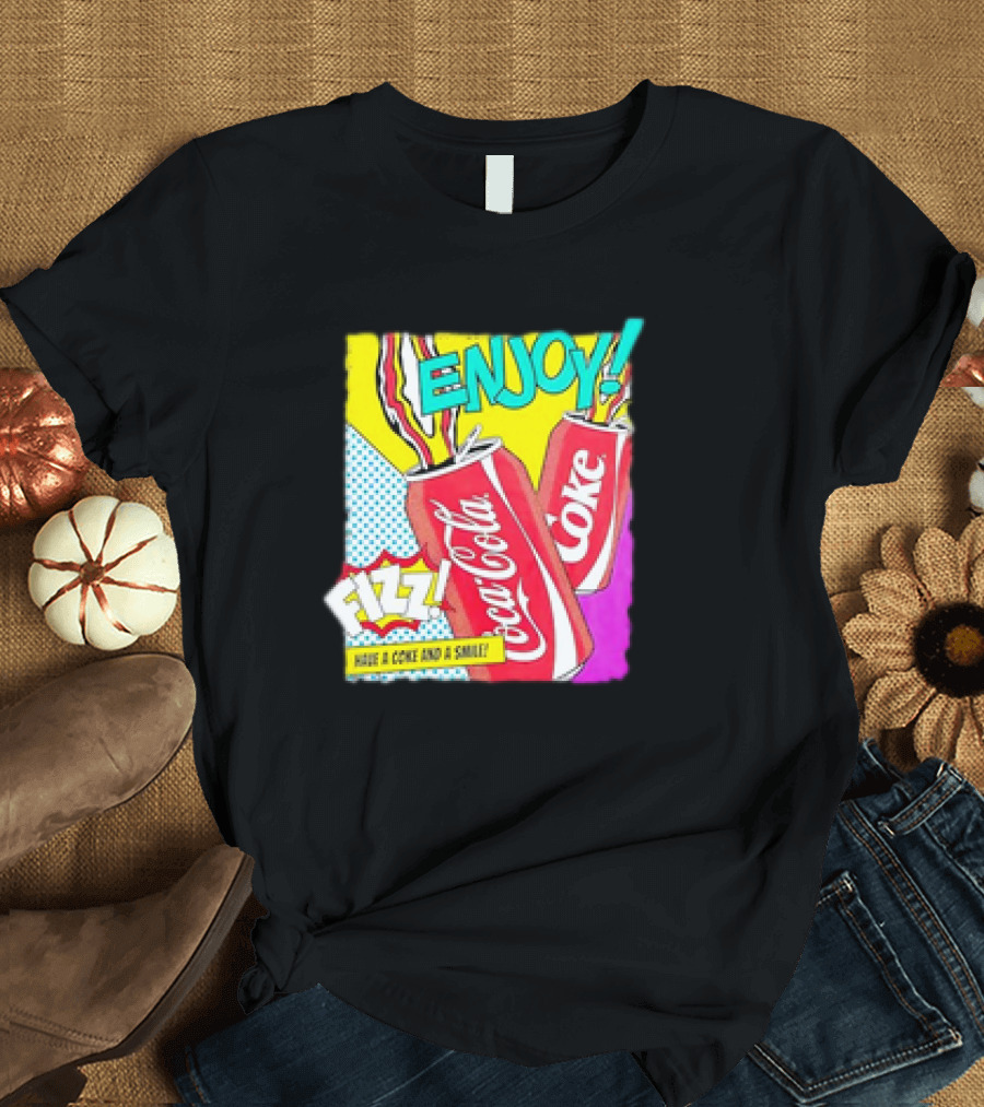 Enjoy Coca-Cola Fizz Have a Coke and a Smile T-Shirt