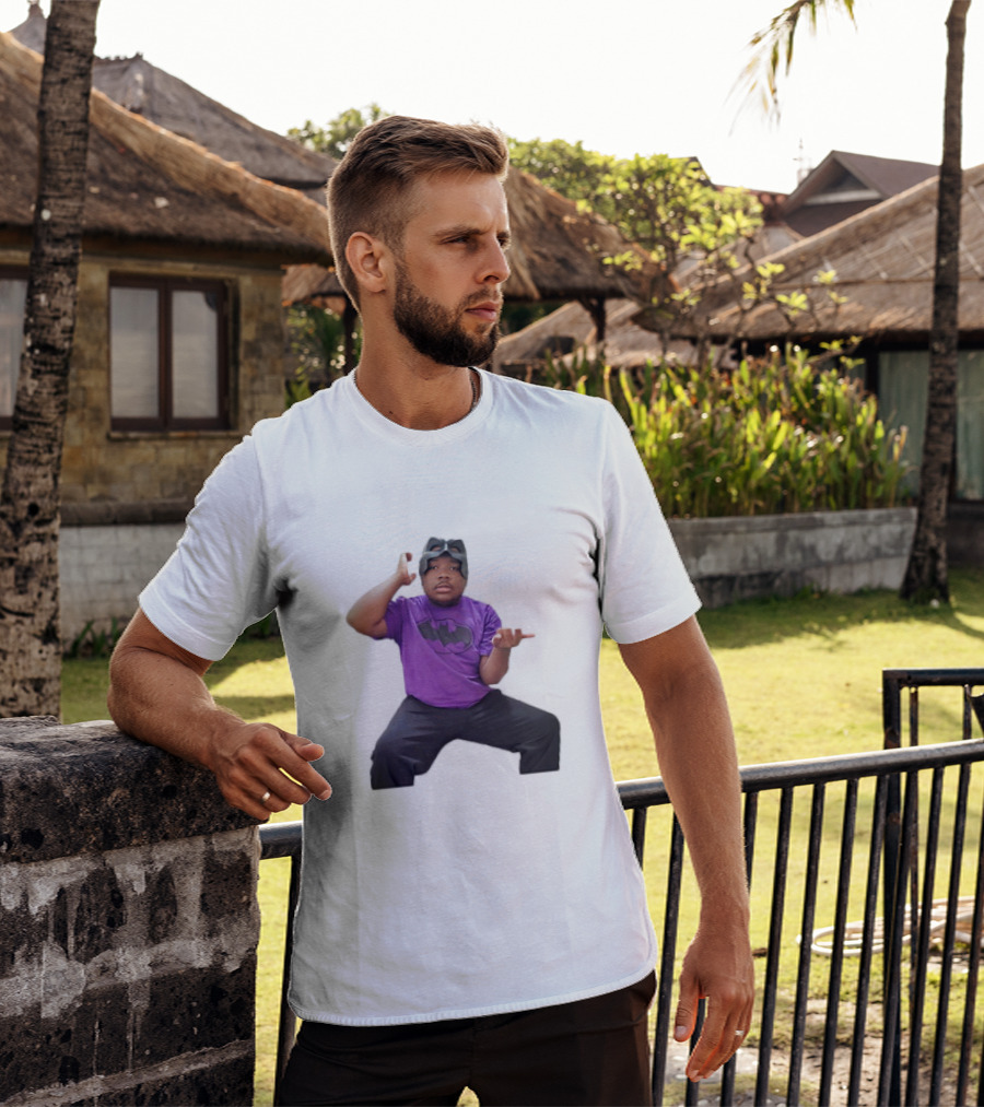 Darius Tiktok Autism Irisa Classic Batman Mask And Pose T-Shirt