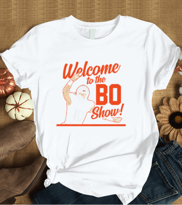 T-Shirt: Bo Nix Welcome to the Bo Show Denver Broncos Vintage T-Shirt Bo Nix Welcome to the Bo Show Denver Broncos Vintage T-Shirt
