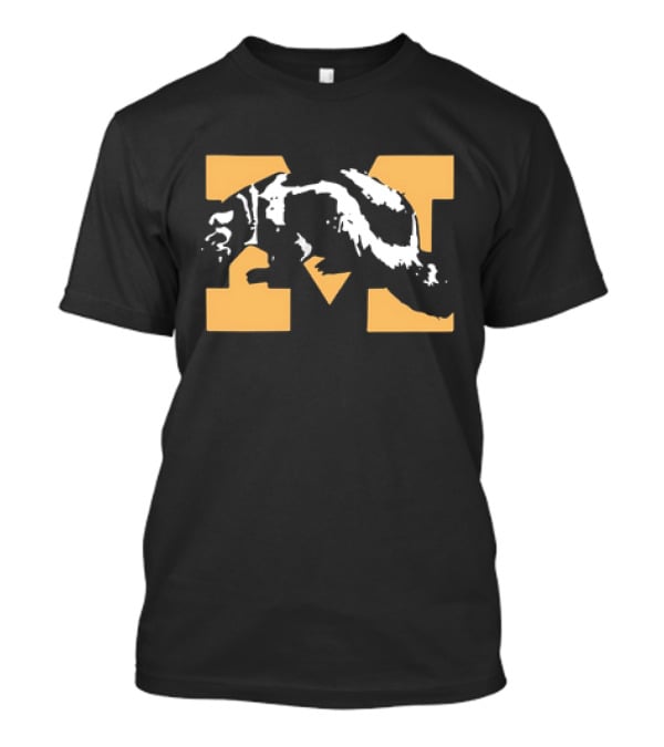 Michigan Wolverines Vintage Mascot M T-Shirt