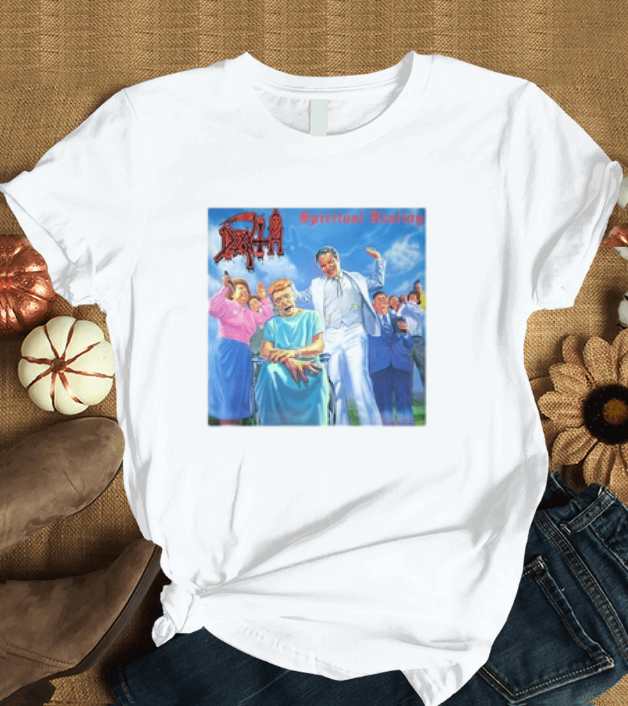 Death Spiritual Healing Album Cover T-Shirt