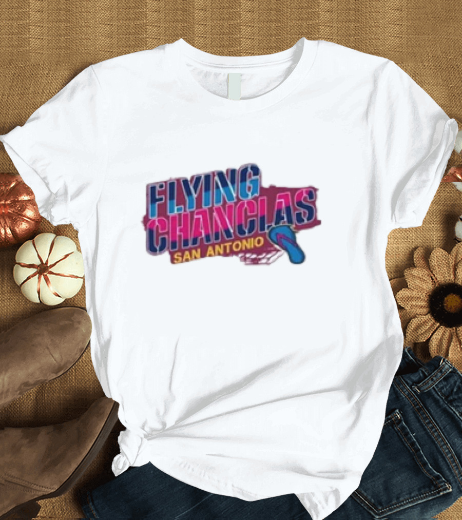 Flying Chanclas San Antonio Pink San Antonio Missions T-Shirt