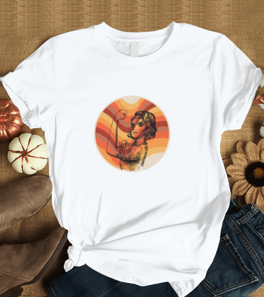 Strong Women Empower International Women's Day Feminism Retro Vintage T-Shirt