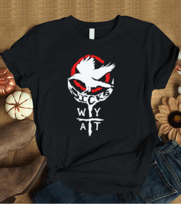 T-Shirt: Licensed Gear Wyatt Sicks Red Circle Motif T-Shirt Licensed Gear Wyatt Sicks Red Circle Motif T-Shirt