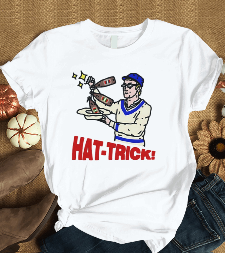 Hat Trick Beer Get Your Bottles Sparkling Cheers T-Shirt