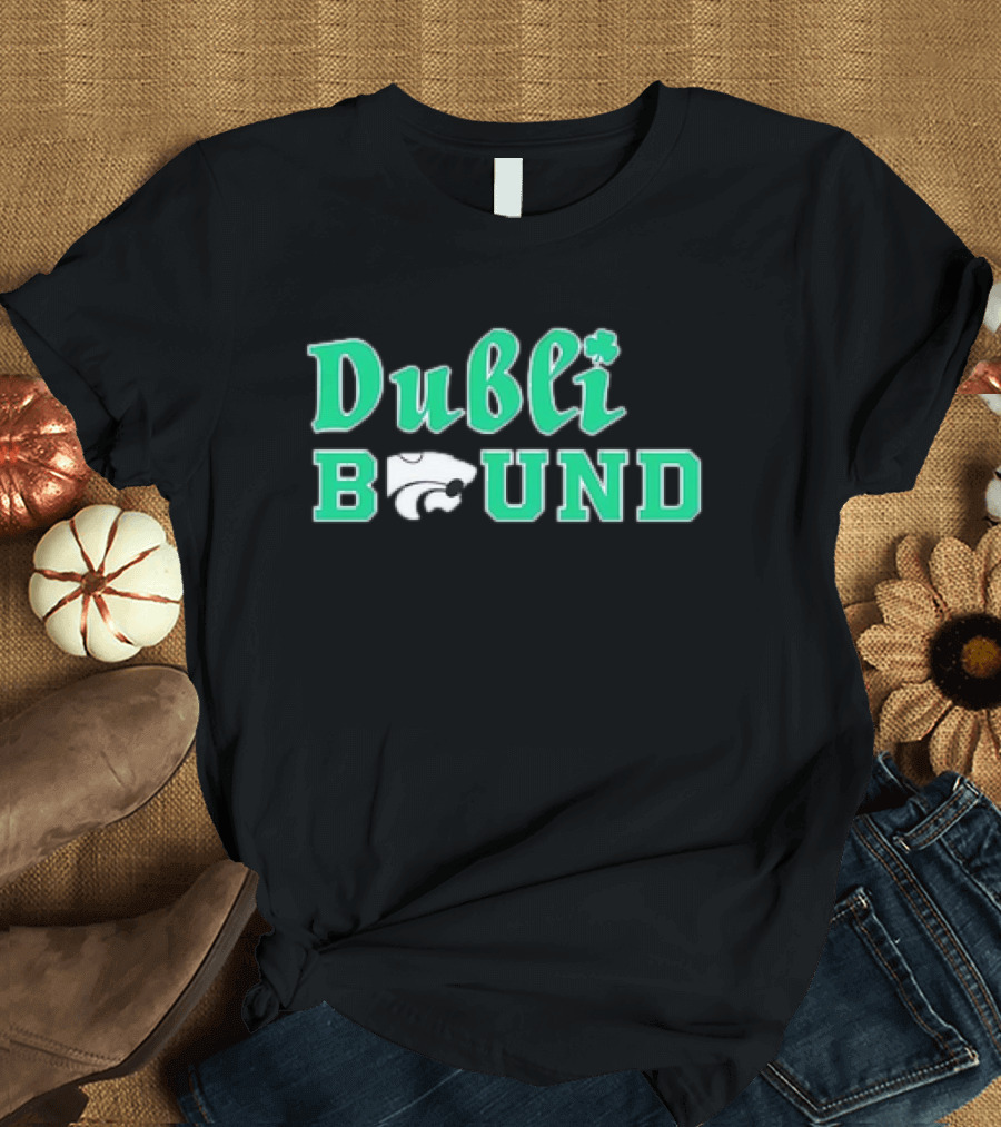 K-State Wildcats Dublin Bound 2024 Shamrock T-Shirt