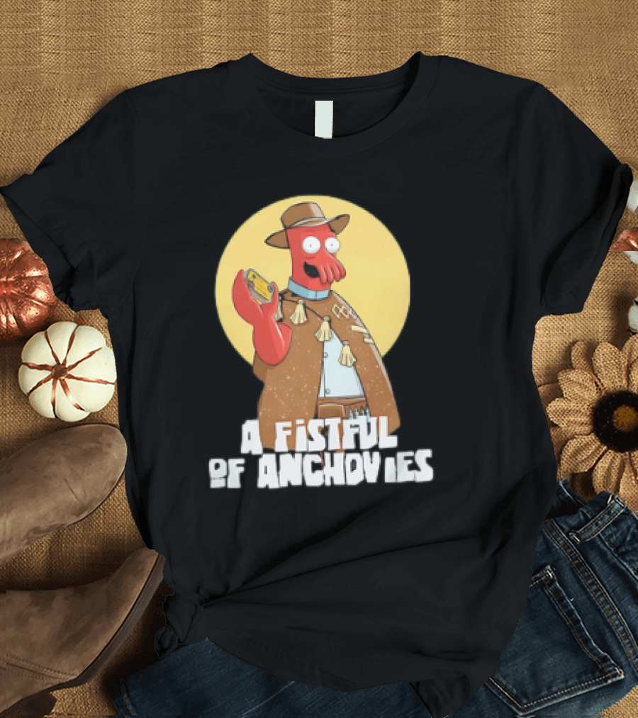 A Fistful of Anchovies Zoidberg Futurama Cowboy T-Shirt