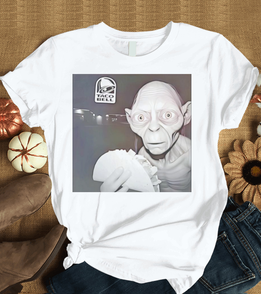 Taco Bell Gollum Holding Taco T-Shirt