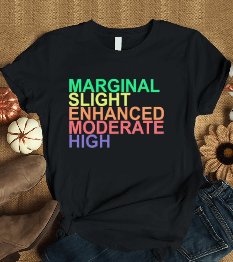Marginal Slight Enhanced Moderate High T-Shirt