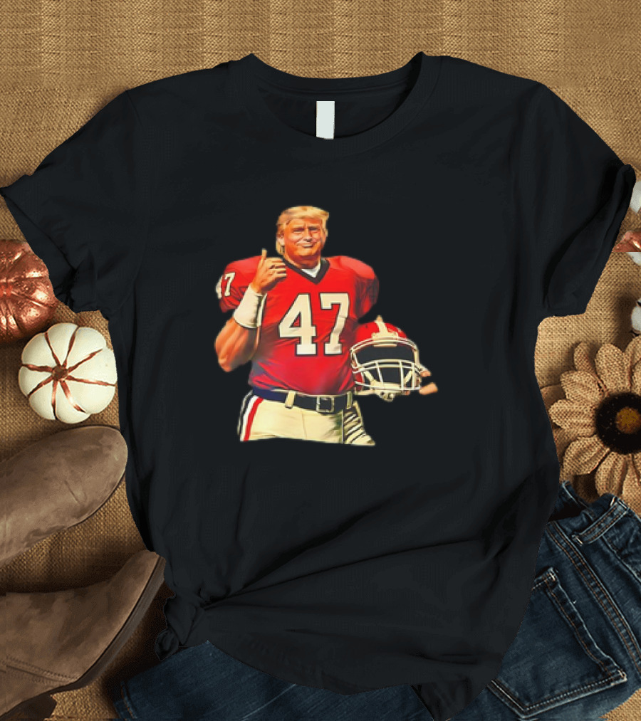 Georgia Bulldogs Donald Trump Football Jersey Number 47 T-Shirt