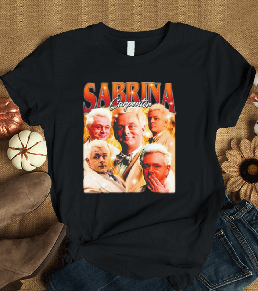 Sabrina Carpenter Crowley Aziraphale Good Omens T-Shirt