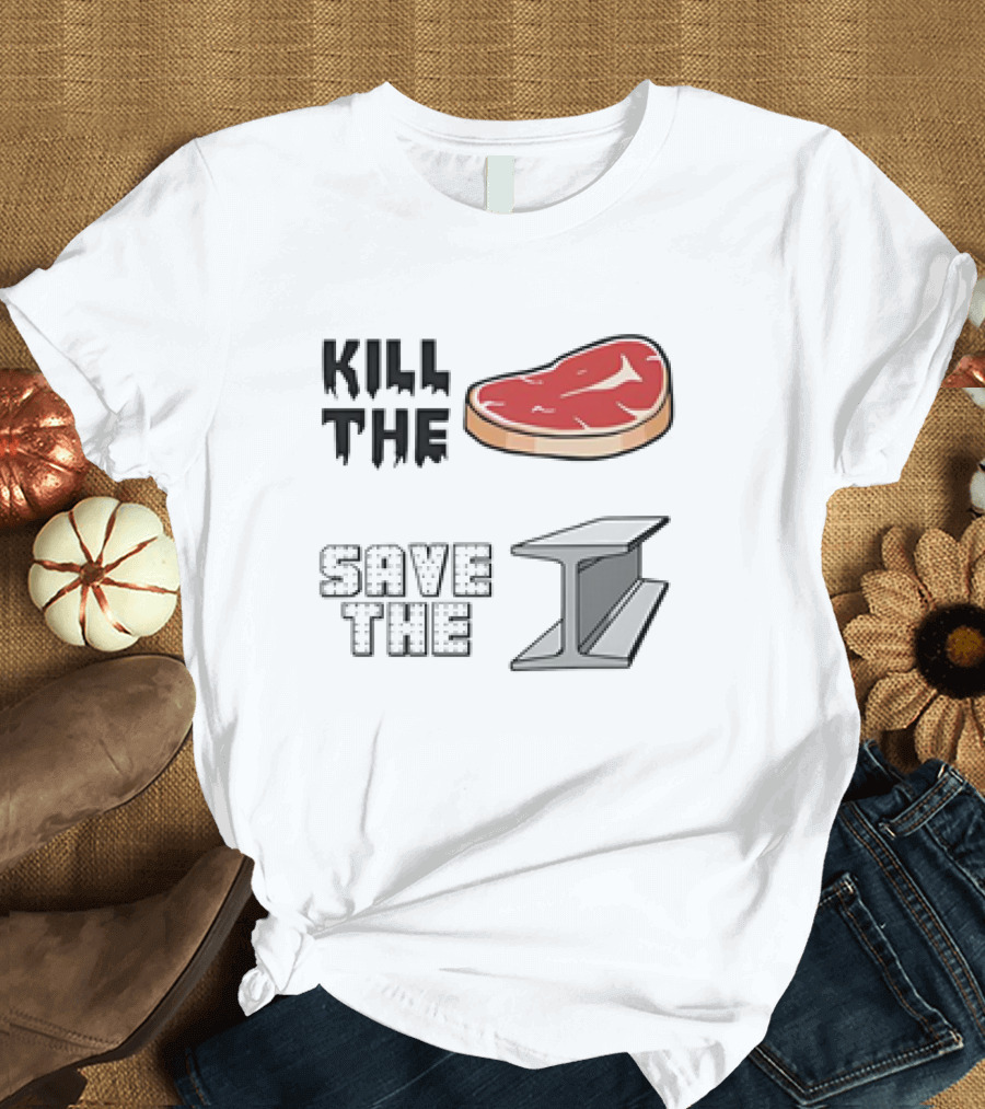 Kill the Meat Save the Metal T-Shirt