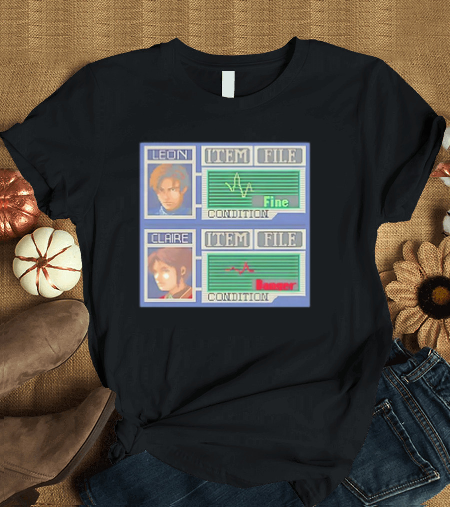 Leon Claire Item File Condition Fine Danger T-Shirt