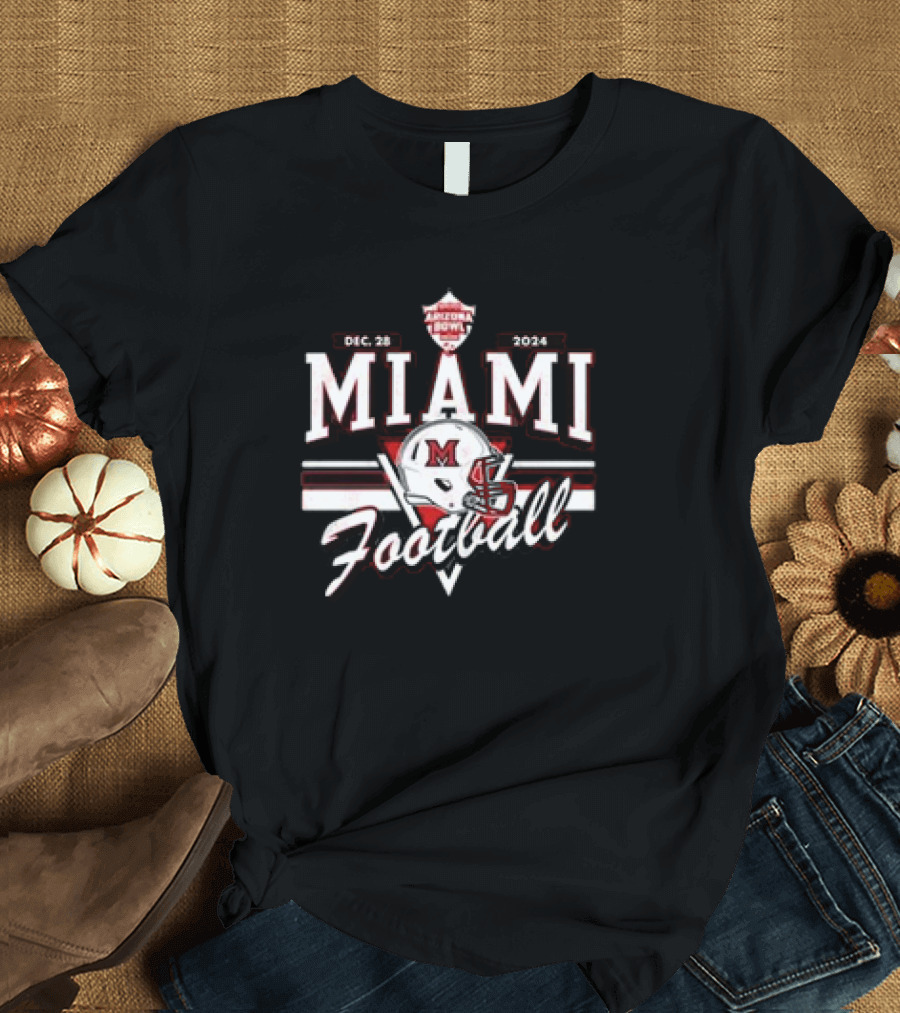 Miami RedHawks Arizona Bowl Football Dec 28 T-Shirt