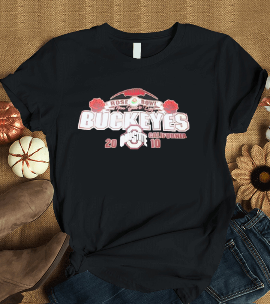 Ohio State Buckeyes Rose Bowl California 2010 T-Shirt