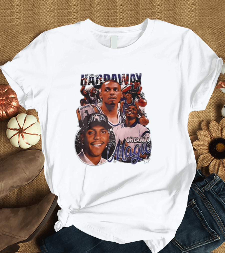 Hardaway Orlando Magic Retro Basketball Legend T-Shirt