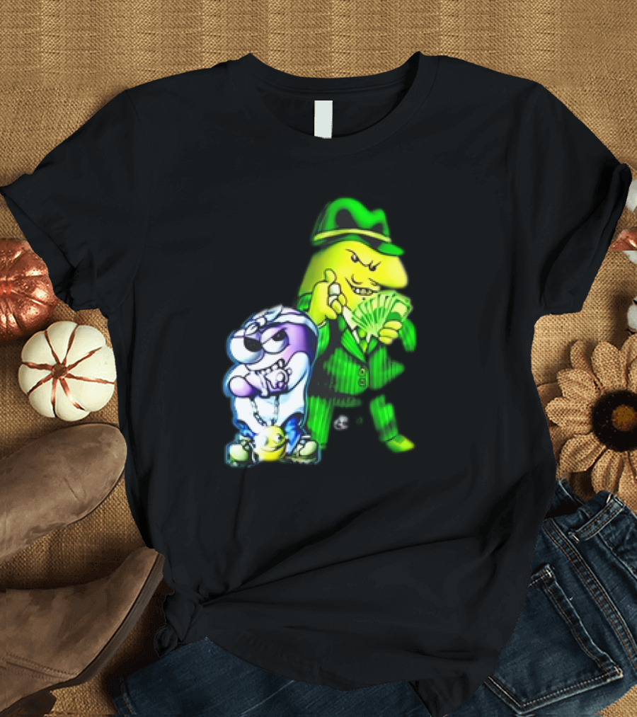 Cool Gangsta Friends Smiling Money Holders T-Shirt