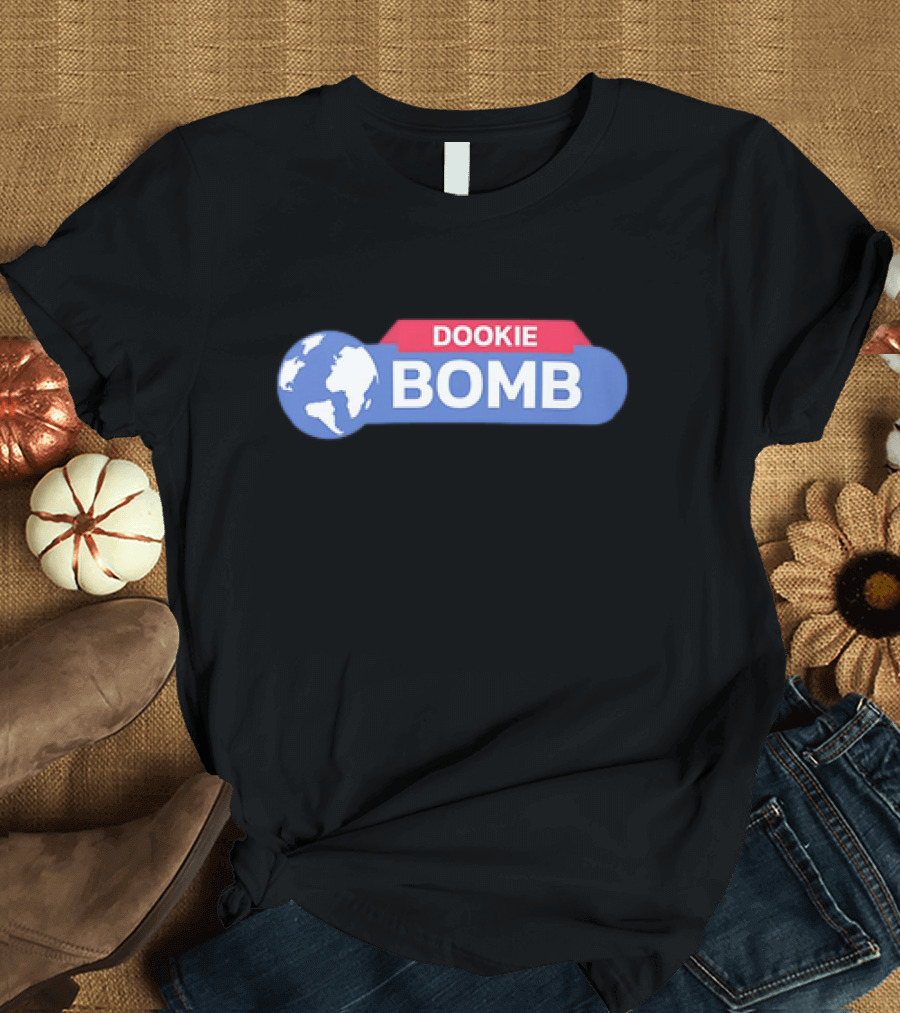 Dookie Bomb Earth Cartoon Planet T-Shirt