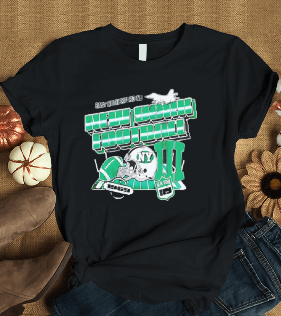 East Rutherford NJ New York Football NY Gang Green III T-Shirt