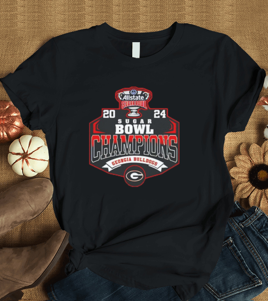 Allstate Sugar Bowl Champions Georgia Bulldogs T-Shirt