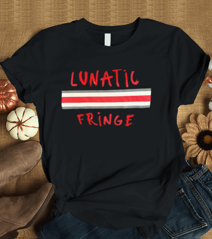 Lunatic Fringe Red and White Stripes T-Shirt