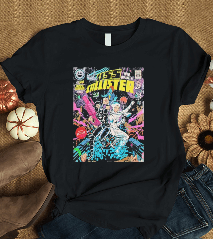 Black Mirror Comics USS Callister Into Infinity Issue 25 Netflix Official 2025 T-Shirt