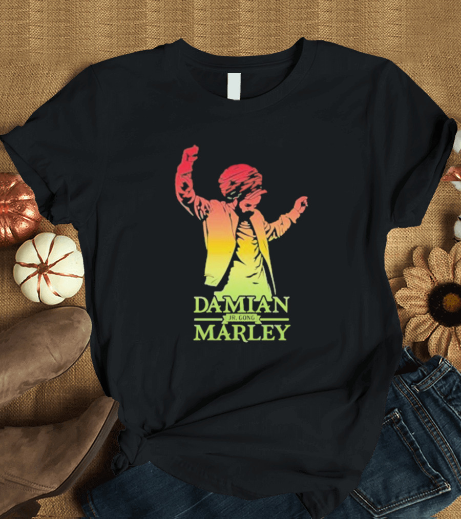 Damian Marley Reggae Colors Dancing T-Shirt