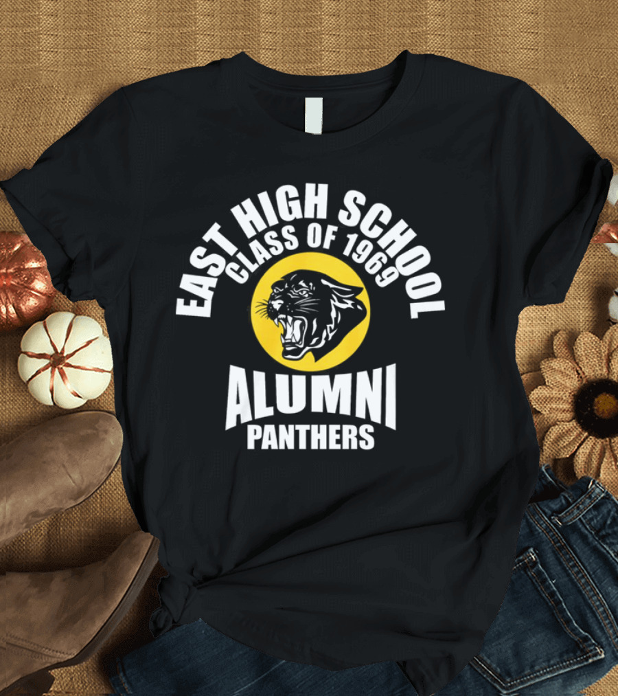 East High School Class of 1958 Alumni Panthers T-Shirt