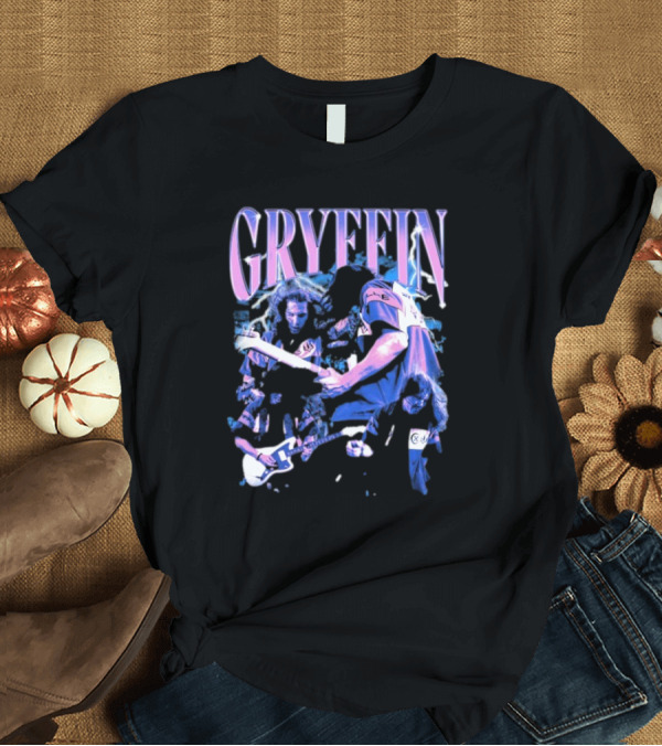 T-Shirt: Gryffin Vintage Concert Montage Electric Guitar Rock Scene T-Shirt Gryffin Vintage Concert Montage Electric Guitar Rock Scene T-Shirt