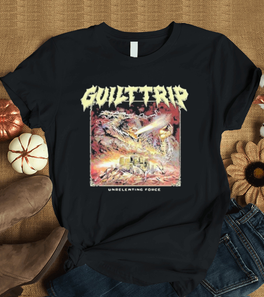 Guilt Trip Unrelenting Force Apocalyptic City Destruction T-Shirt